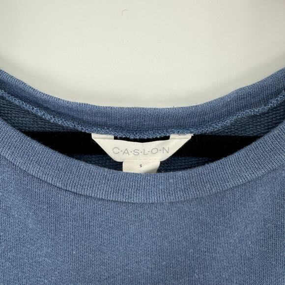 Caslon Short Sleeve Drop Waist Blue Short Sleeve Pockets Womens Dress Small - Picture 7 of 9